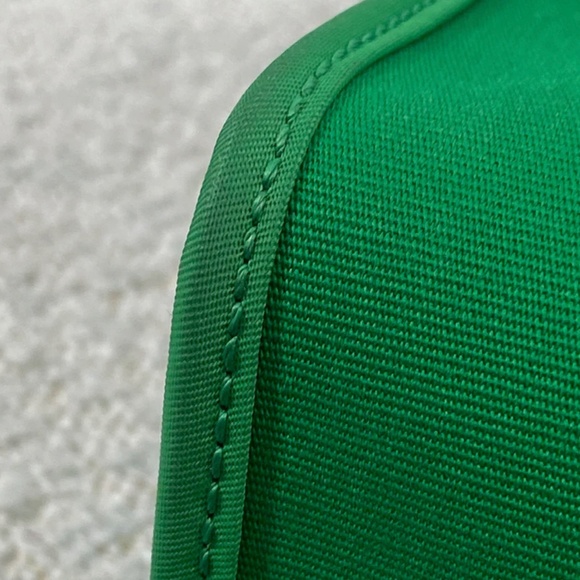 Authentic Pre-Owned Hermès Khaki Vache Hunter Bamboo Toile Herbag Zip Size 31 - Picture 9 of 16